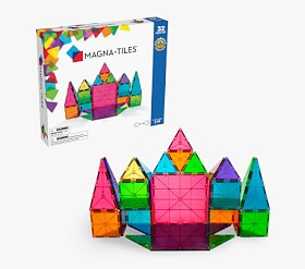 MAGNATILES Classic 32 Piece Magnetic Construction Set | Pottery Barn Kids