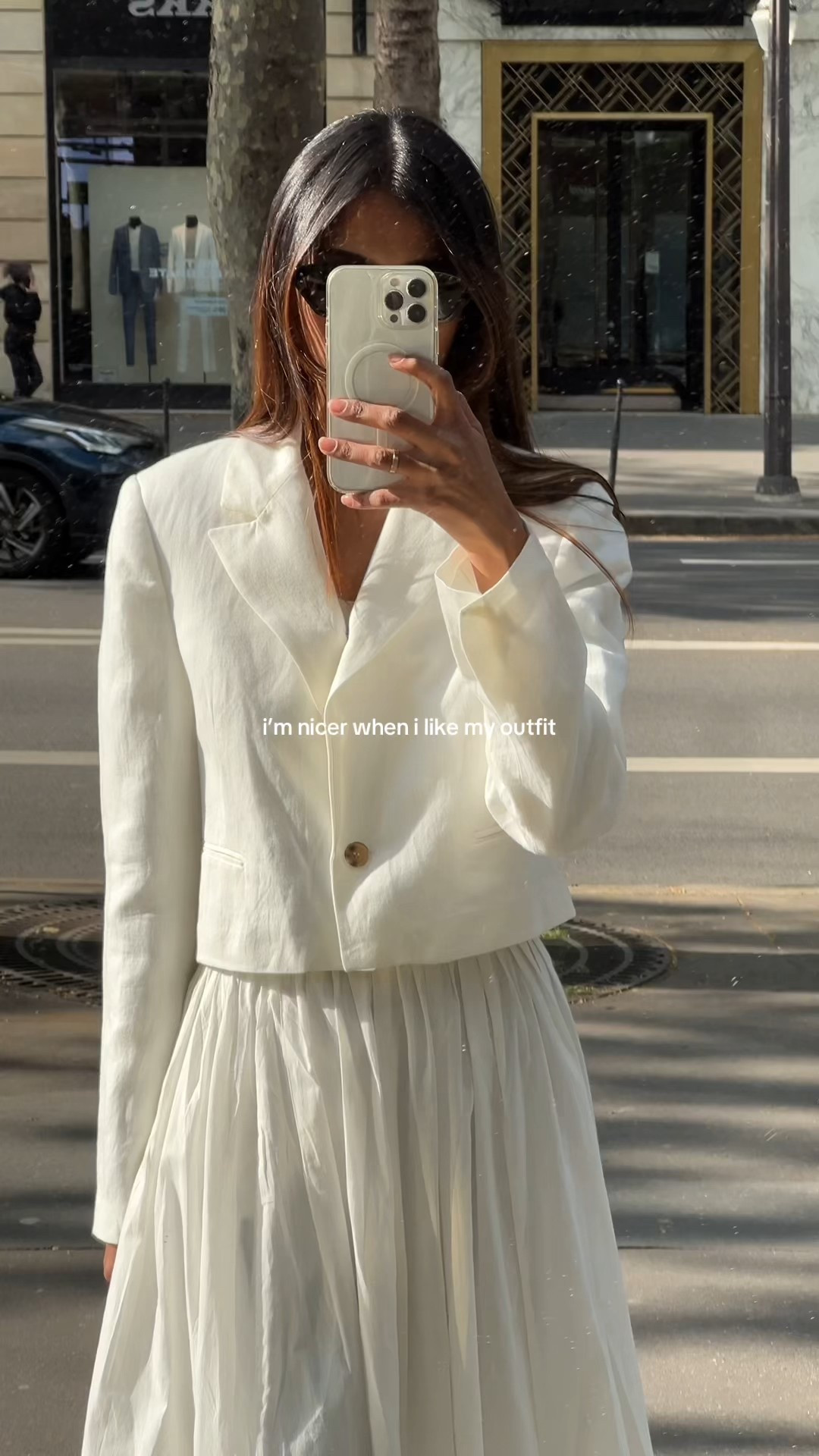 All white outfit for spring 

Spring style
Spring fashion
Long white skirt

#LTKspring #LTKfrance #LTKeurope