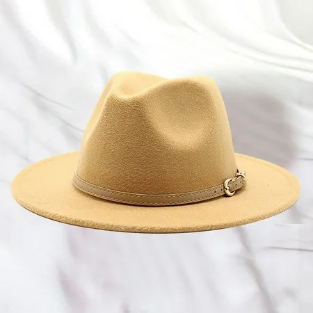 Fulijie Western Cowboy Hat for Women Classic Roll up Buckle Belt Women Retro Wide Brim Cowboy Hat Sun Hats for Women Baseball Game Outfit Women Ball Caps Women Men s Hats & Caps | Walmart (US)