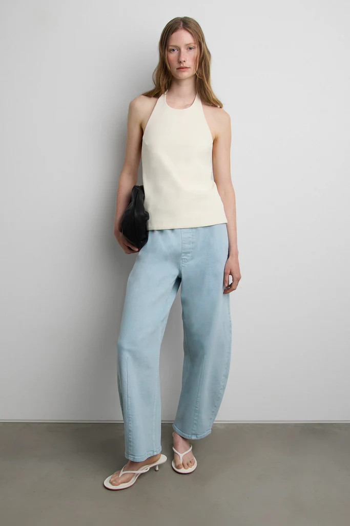 HALTER OPEN BACK TANK TOP | OAK + FORT