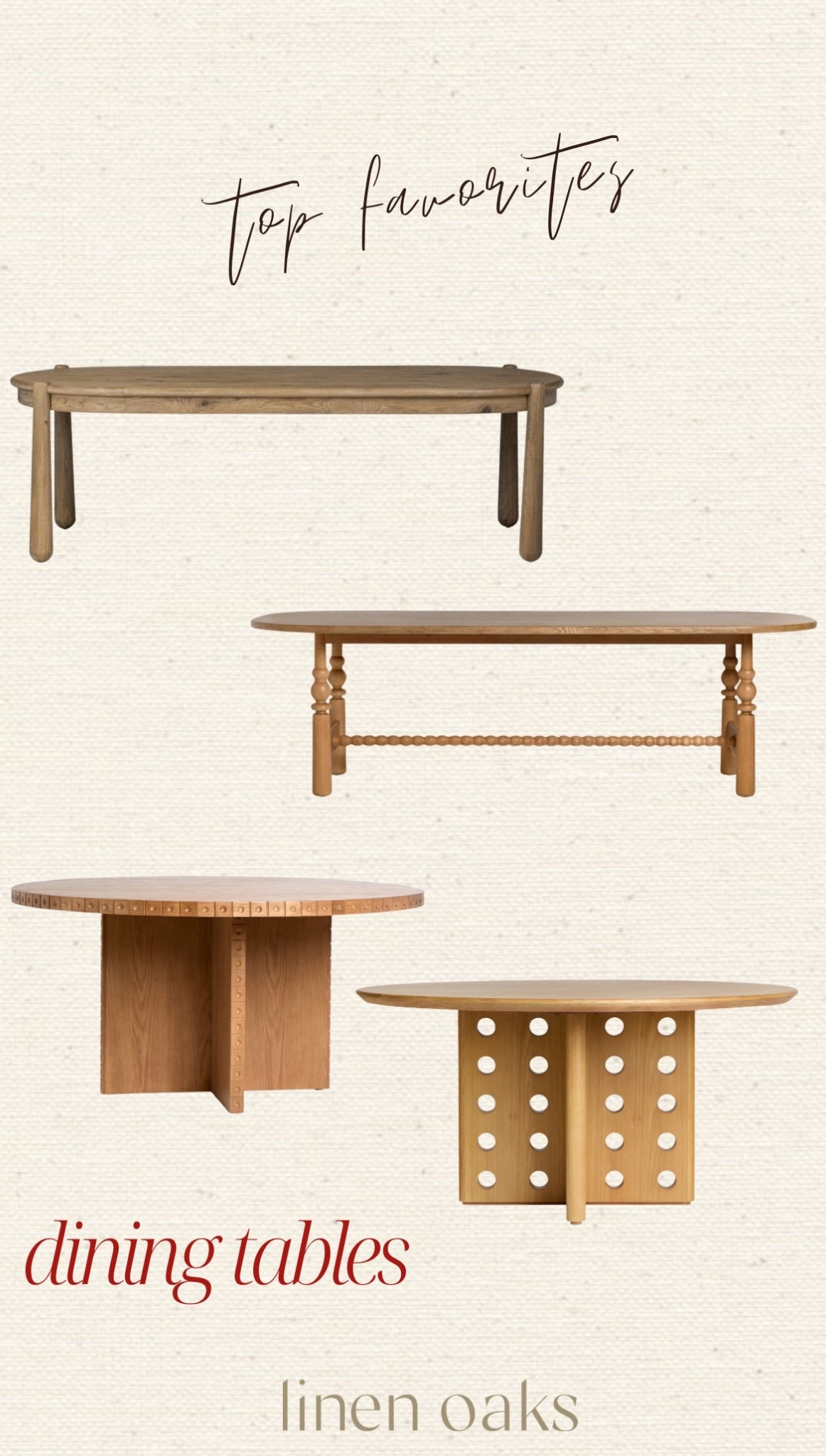 Dining tables!

Oval dining table
Round dining table
Wooden dining tables 

#LTKCyberWeek #LTKHome #LTKmomlife