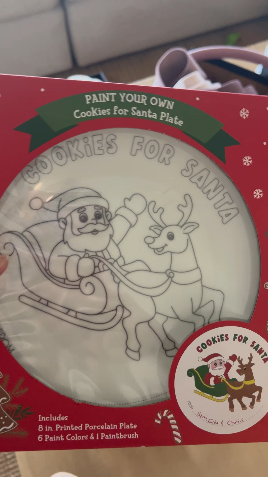 So we are definitely a crafty house and I thought these were great ideas for the elf on the shelf gifts for my kids and cute projects to do at home together for a little family moment and paint the Christmas cookie plate for Santa as well as paints and figurines for Santa in the reindeer

#LTKHome #LTKmomlife #LTKHoliday