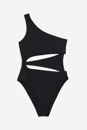 One-shoulder Cut-out Swimsuit | H&M (US + CA)