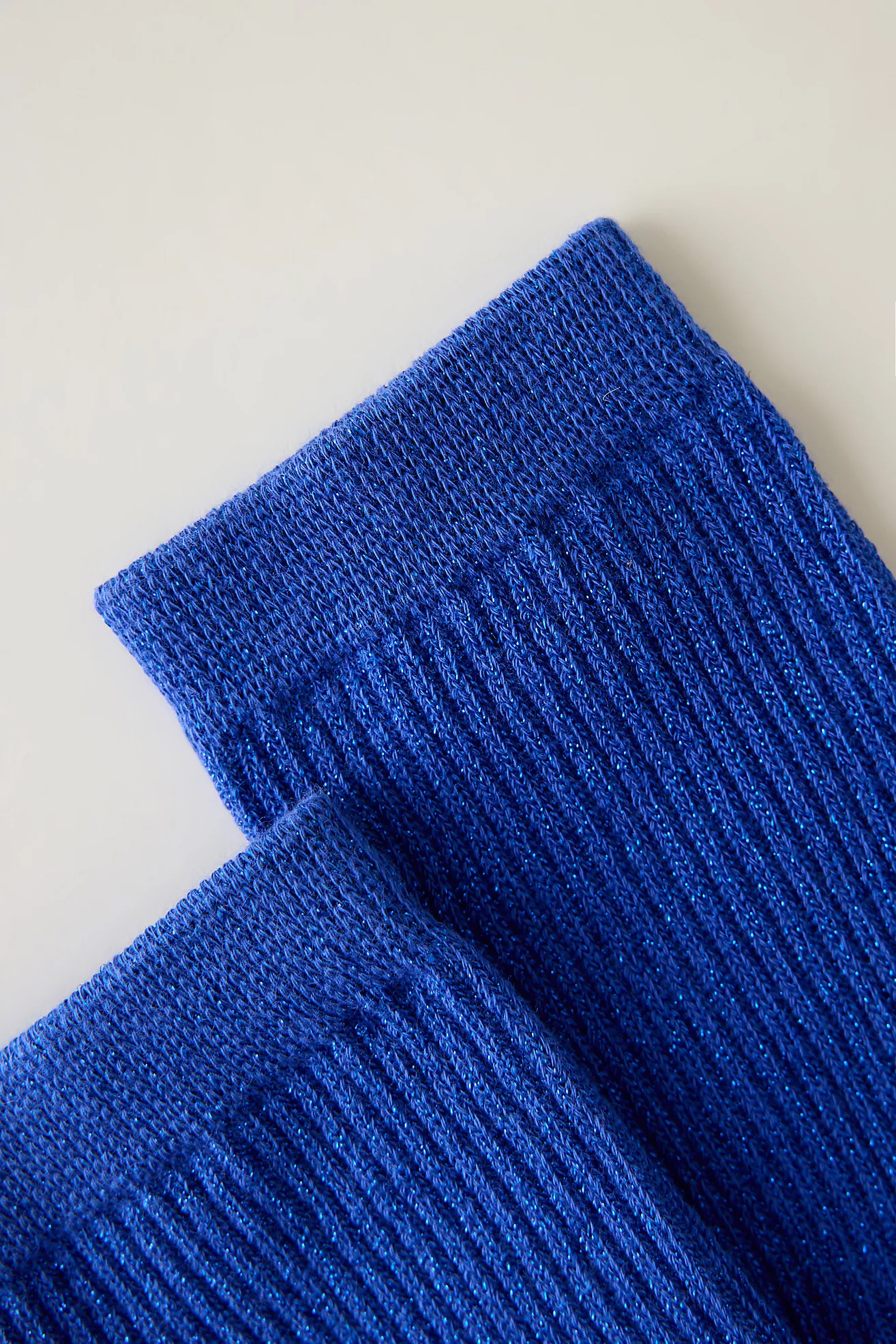 Ribbed Lurex Socks | Anthropologie (UK)