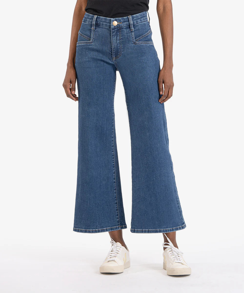 Meg Mid Rise Wide Leg (Movement Wash) - Kut from the Kloth | Kut From Kloth
