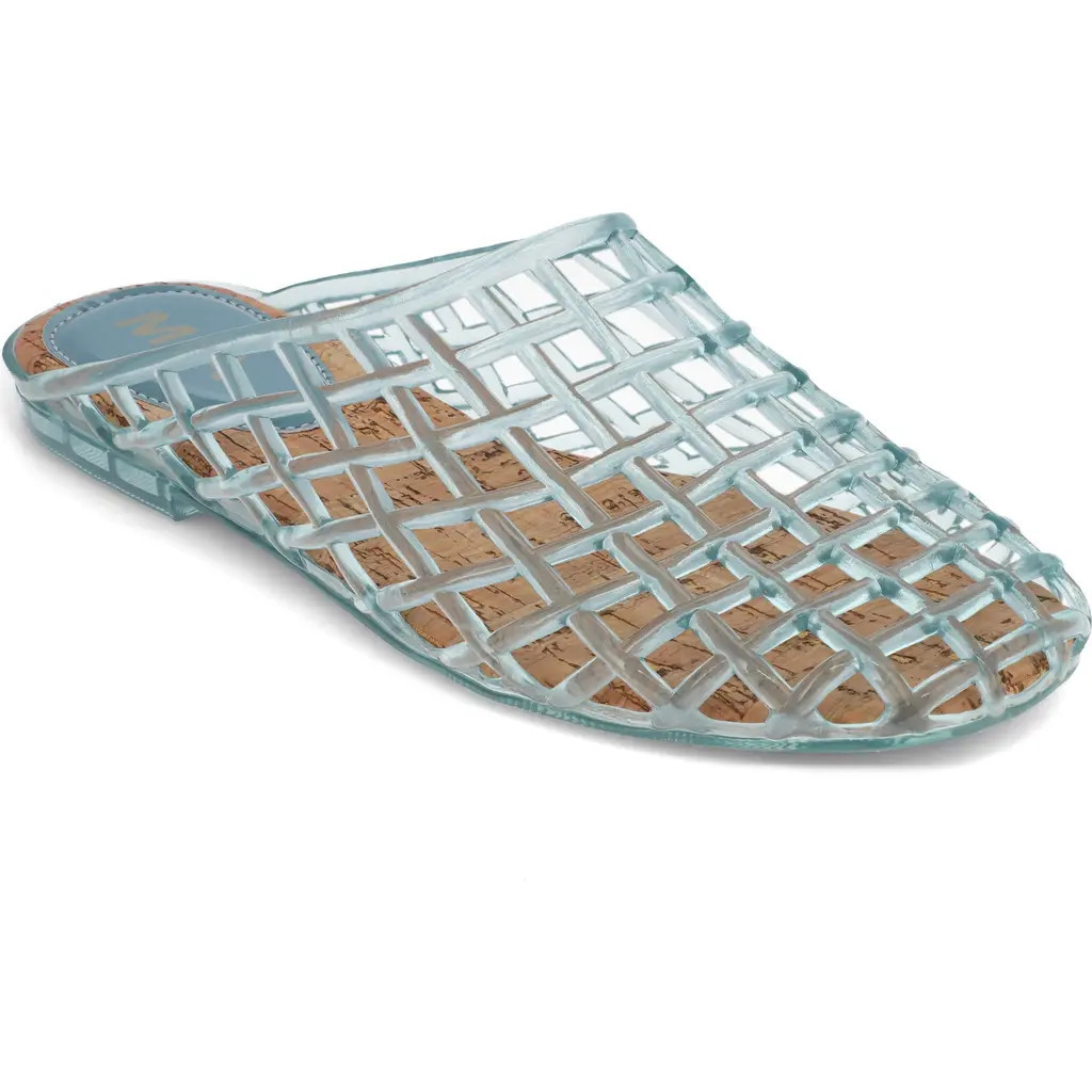 MIA Sophie Clear Woven Mule in Blue Pvc at Nordstrom Rack, Size 7 | Nordstrom Rack
