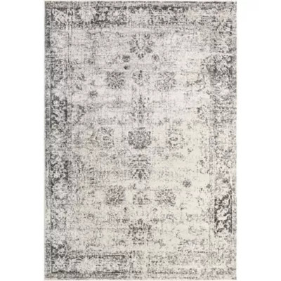 Unique Loom Casino Sofia Power-Loomed Rug in Grey | Bed Bath & Beyond | Bed Bath & Beyond