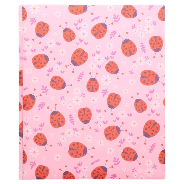 Pen+Gear 3-Prong 2-Pocket Poly Folder, Pink Ladybugs | Walmart (US)