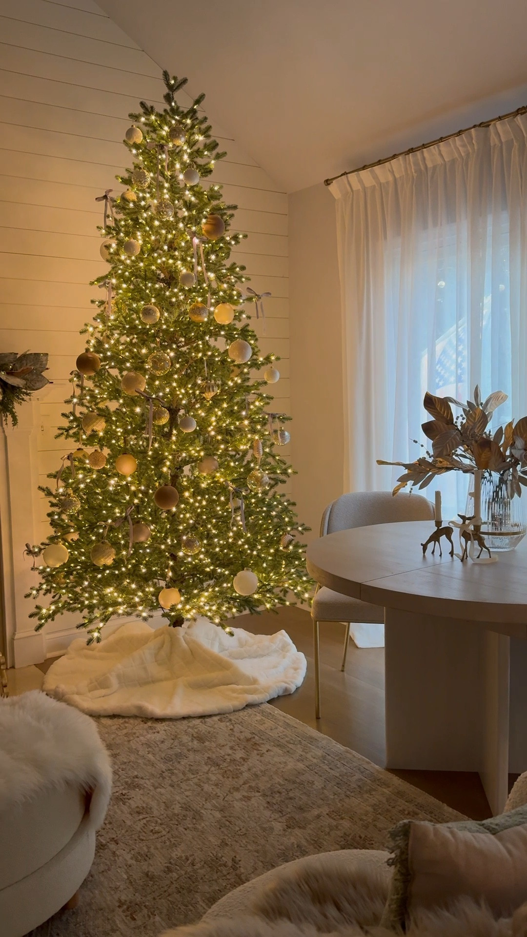 Christmas decor
Home Decorators collection 9 ft. elegant twinkling grand fir Christmas tree
Flocked Christmas ornaments
Velvet Christmas balls
Real touch Norfolk pine garland
Pinch pleat curtains
Pinch pleat drapes
Amazon drapes
Round ottoman
Velvet sofa
Curved love seat
West Elm love seat
Swivel chairs
Bouclè swivel chairs
Faux fur throw blanket
Mantel decor
Christmas garland
Flameless LED candles
Gold candle holders
Round dining table
Pottery Barn round extendable dining table 
Living room decor
Dining room room
Living room area rug
Studio McGee table lamp
Fire screen
Fire place screen 



#LTKSeasonal #LTKHoliday #LTKHome