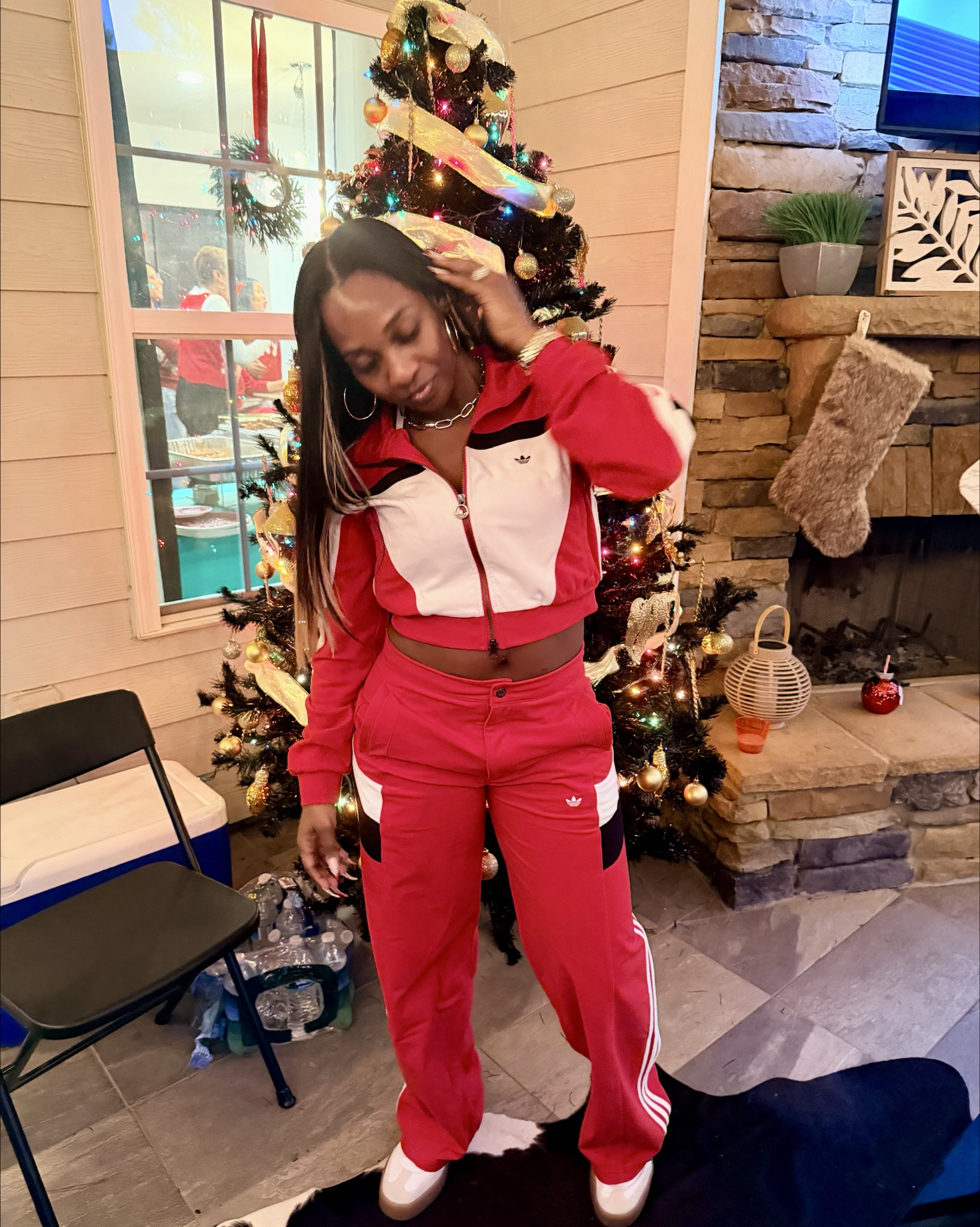 Christmas Eve vibes in my Adidas Blocking Track Pants and Jacket 

#LTKHoliday #LTKootd #LTKgrwm