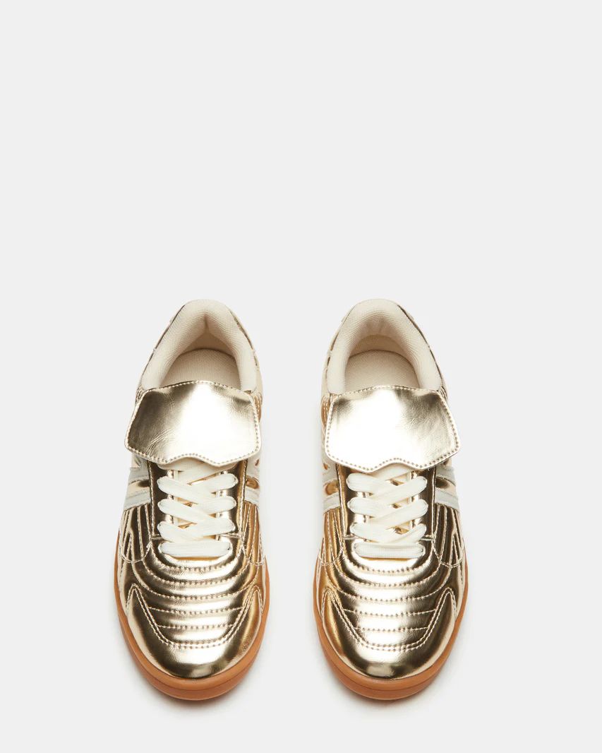 MADRID Gold Low-Top Sneaker | Women's Sneakers | Steve Madden (US)