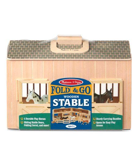 Fold & Go Stable Wood Play Set | Zulily