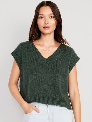 V-Neck Sweater Vest for Women | Old Navy (US)