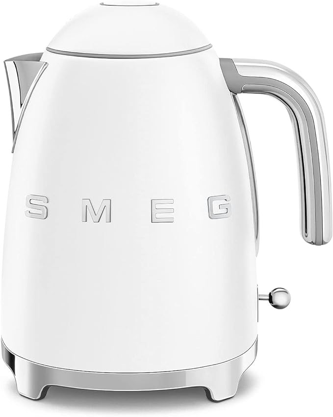 SMEG KLF03 7 Cup Electric Water Kettle, Retro-Style, Soft-Opening Lid, Auto Shut-Off, 360° Swive... | Amazon (US)