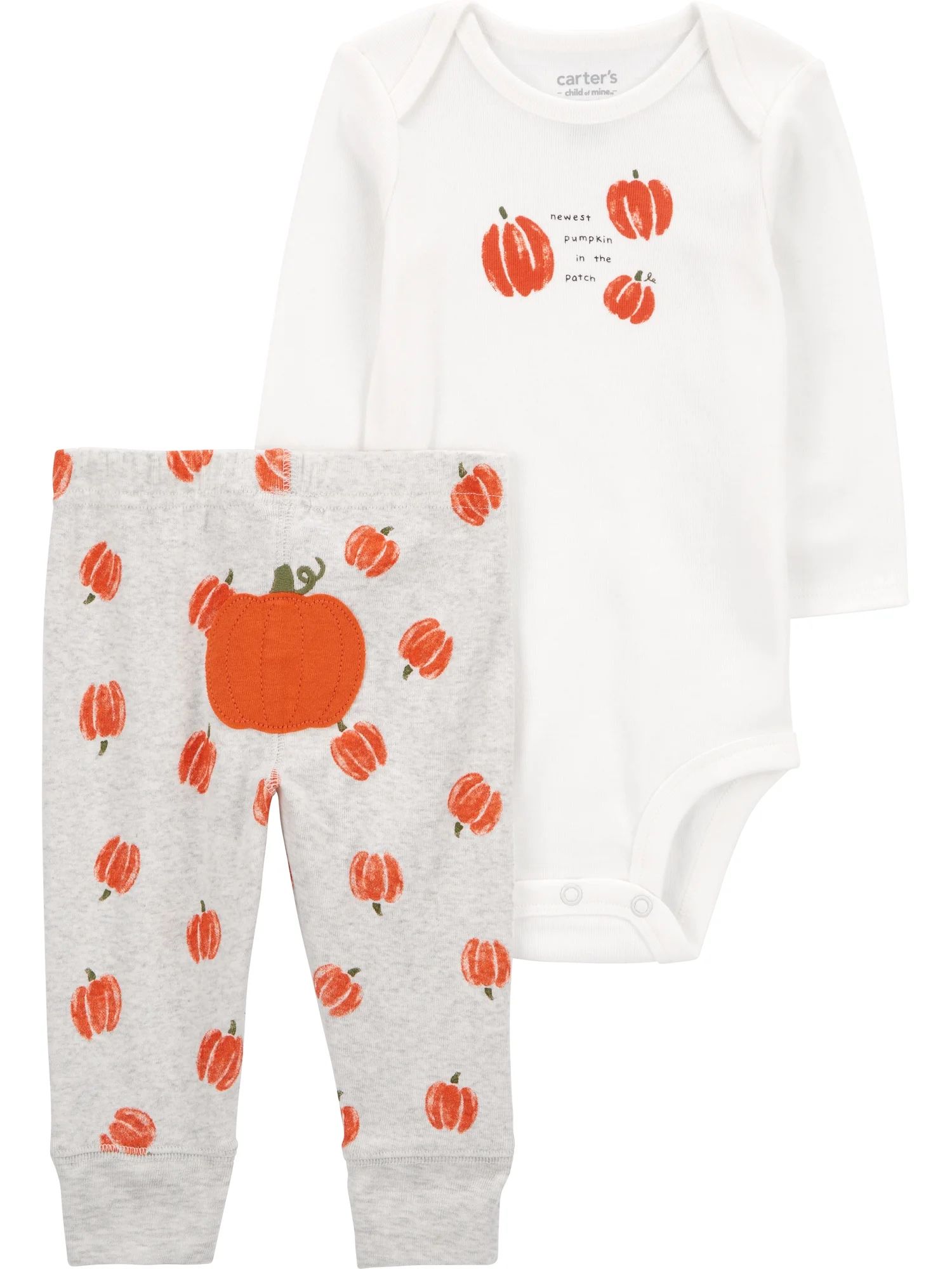 Carter's Child of Mine Baby Unisex Halloween Outfit Set, 2-Piece, Sizes Newborn-12 Months | Walmart (US)