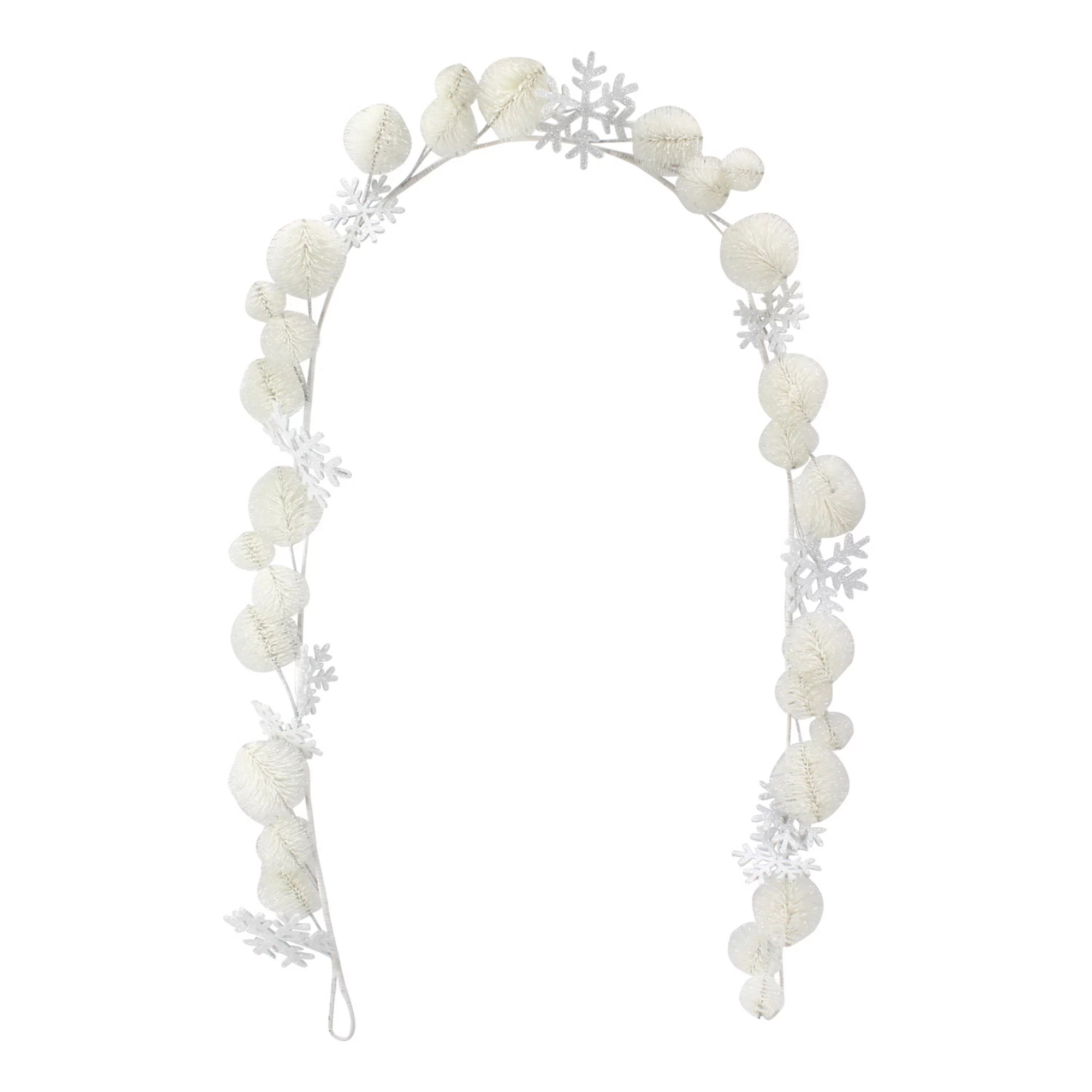 St. Nicholas Square® White Garland with Snowflakes | Kohl's
