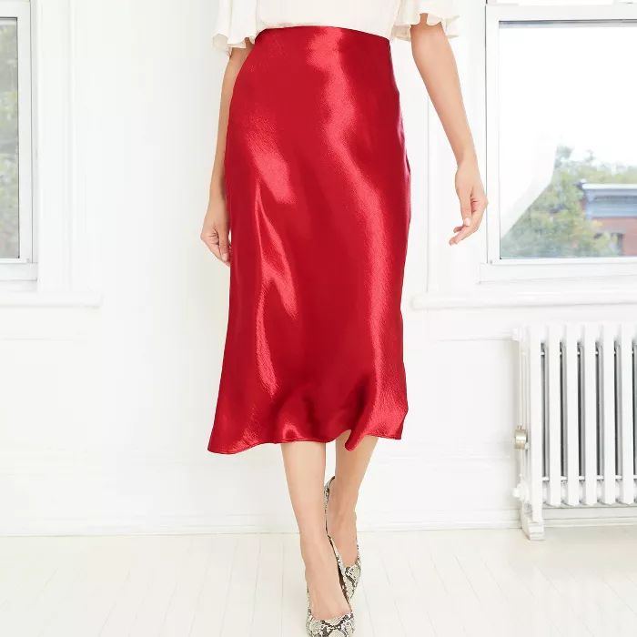 Women's Slip A-Line Maxi Skirt - A New Day™ | Target