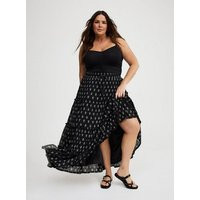 Maxi Tiered Drawstring Skirt in Multi | Torrid (US & Canada)