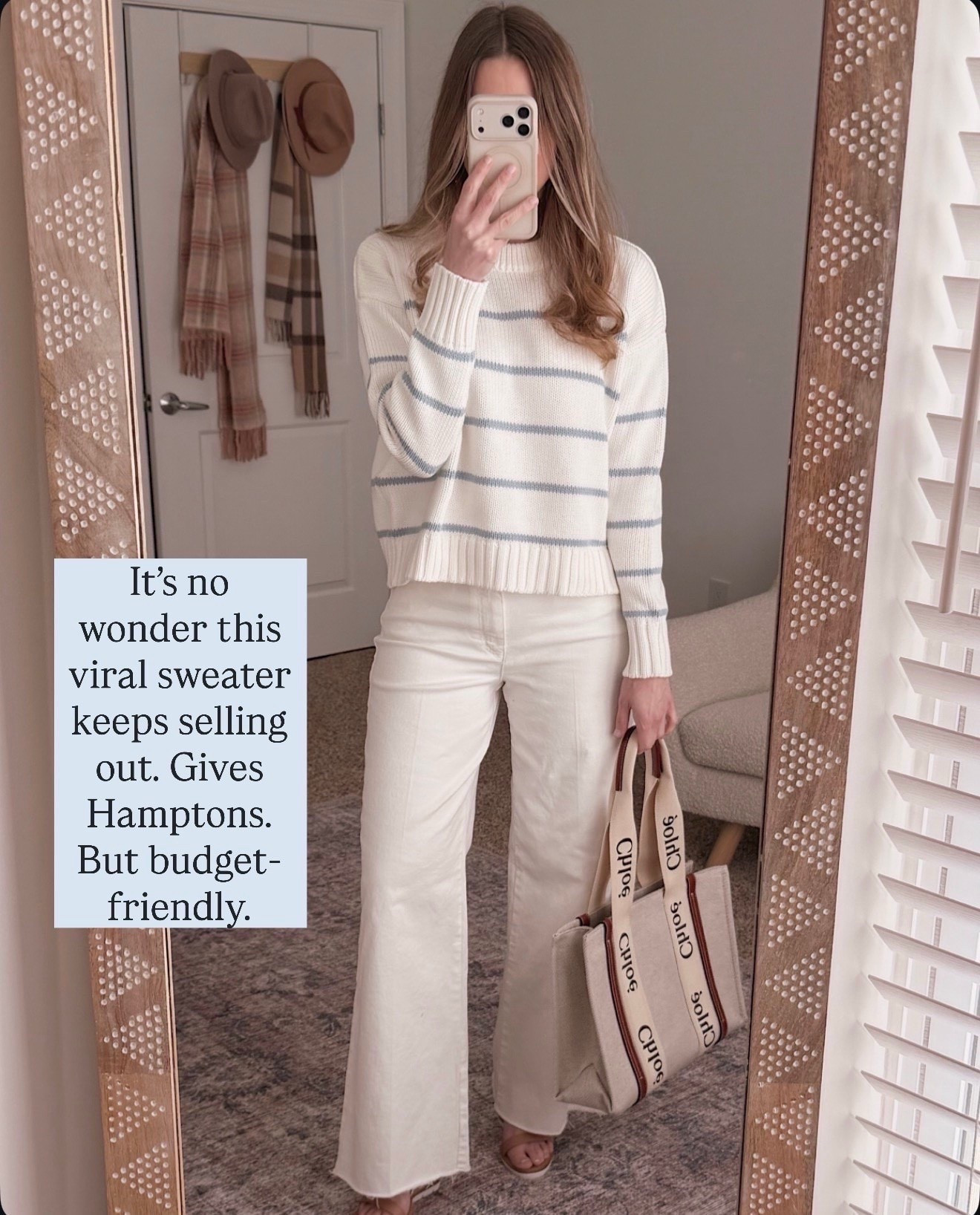 This striped sweater has that effortless coastal feel but still works for everyday outfits. Lightweight, flattering, and easy to style with white denim or neutral pants.

striped sweater outfit women, coastal style outfit women, casual spring outfit women, striped sweater and white jeans outfit, everyday chic outfit women, neutral spring outfit ideas, classic striped sweater women, effortless casual style women

#LTKmomlife #LTKOver40 #LTKSeasonal