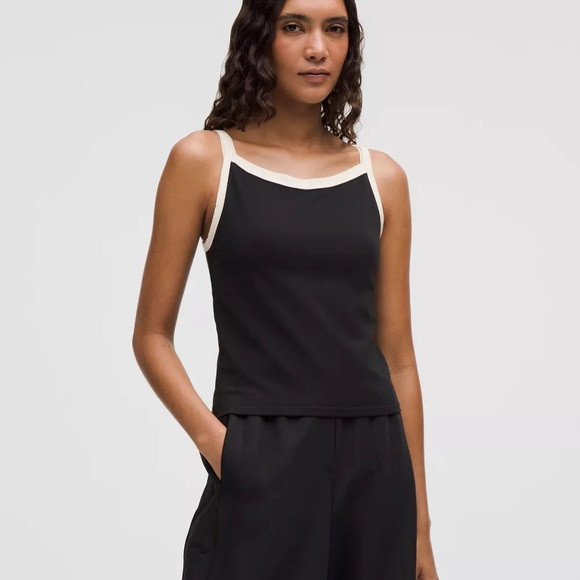 Lululemon Organic Cotton High-Neck Ringer Tank Top | Poshmark