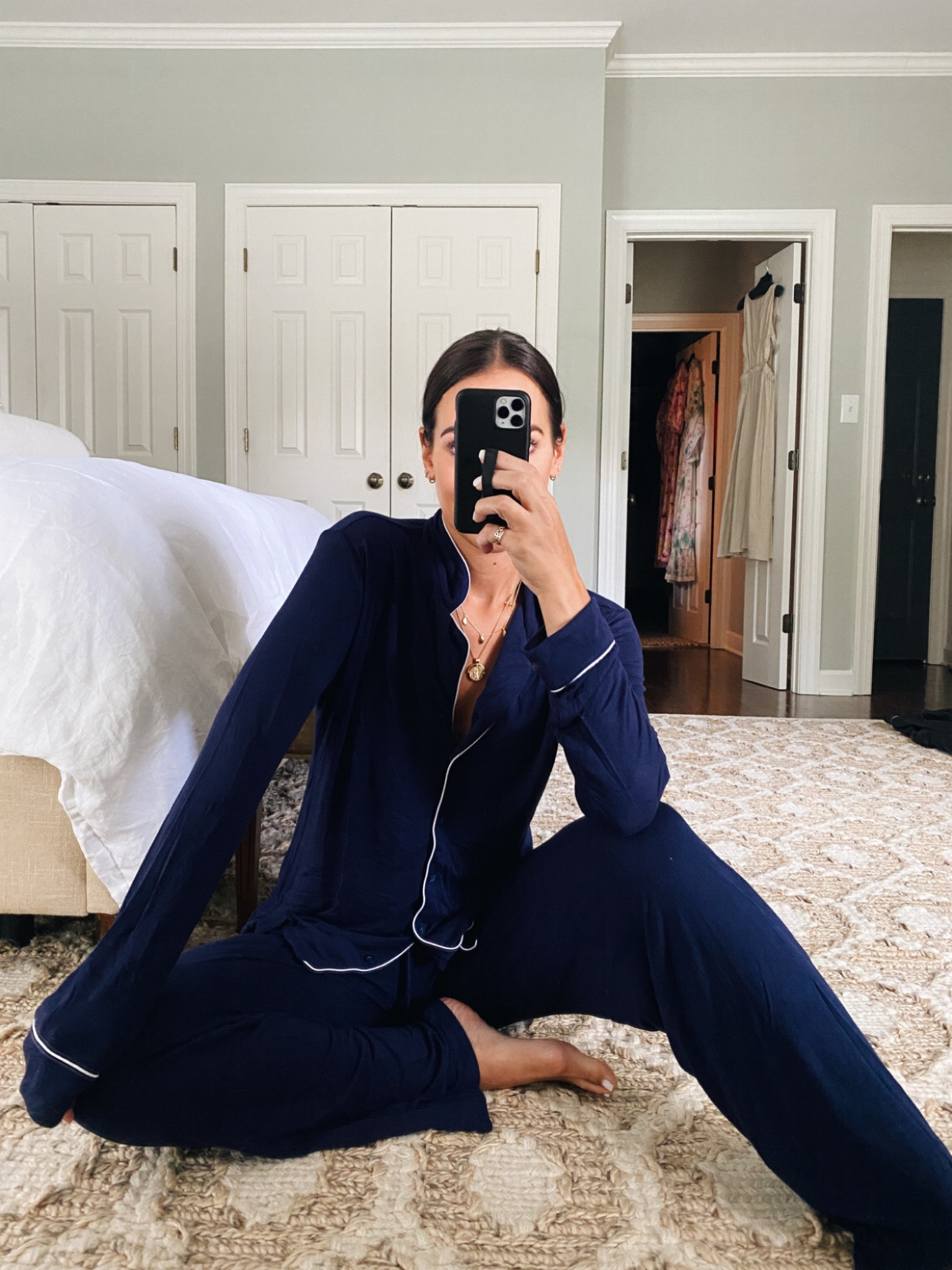 KB ESSENTIAL | I have 4 pairs of these pjs (one shirt sleeves, two long sleeves and a nightgown). I wear them throughout pregnancies and before/after. They are THE BEST. Also a great travel pair of pajamas!

#LTKunder50 #LTKsalealert #LTKxNSale
