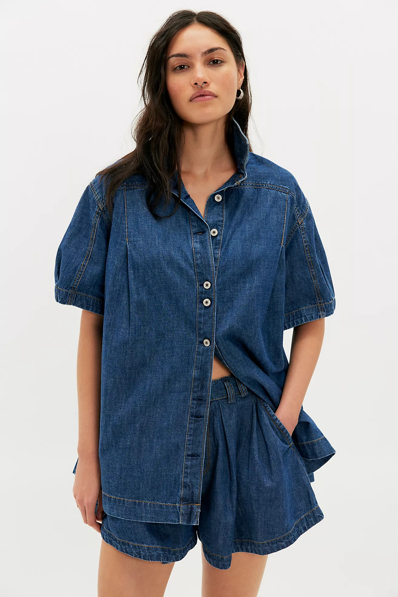 Griselda Denim Short Set | Free People (Global - UK&FR Excluded)