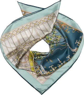 Garden of Dreams - Hand Rolled Silk Foulard for Women | Nordstrom