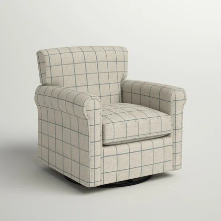 Sand & Stable Devine 34" Wide Polyester Swivel Armchair | Wayfair | Wayfair North America