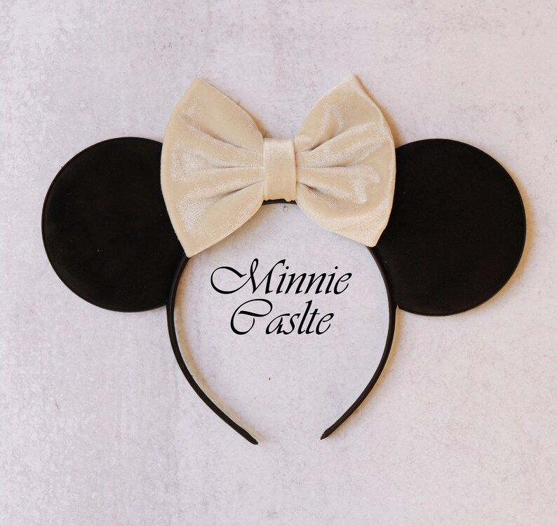 Minnie Mouse Ears Minnie Ears Beige Minnie Mouse Disney Ears | Etsy | Etsy (US)