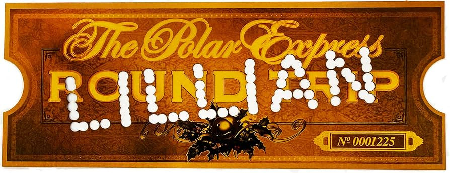 Personalized Round Trip Polar Exp Replica Ticket | Amazon (US)