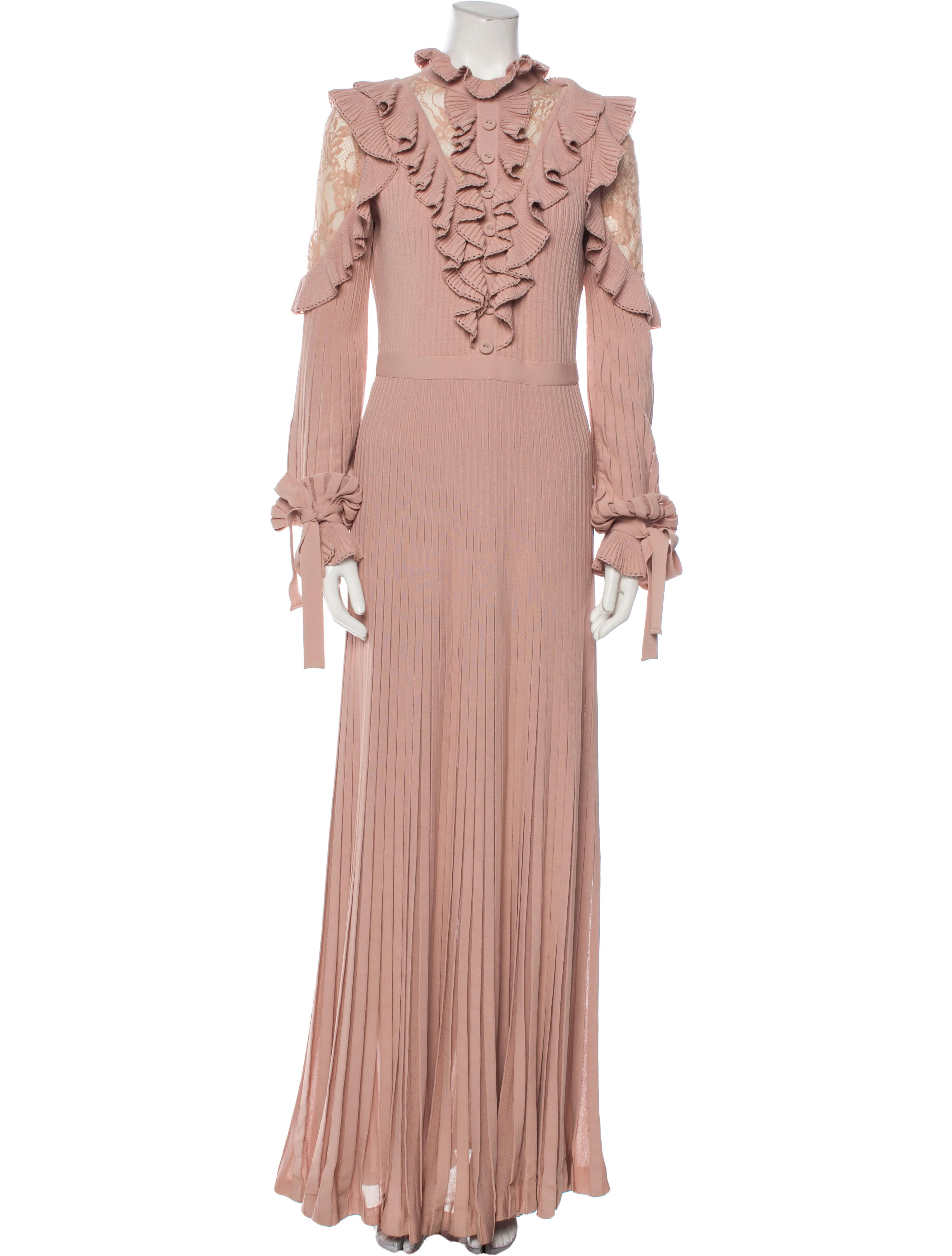 Mock Neck Long Dress | The RealReal