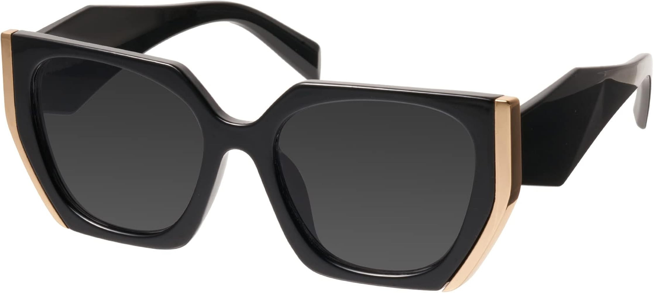 mosanana Square Cat Eye Sunglasses for Women Trendy Geometric Style Model-COCO | Amazon (US)