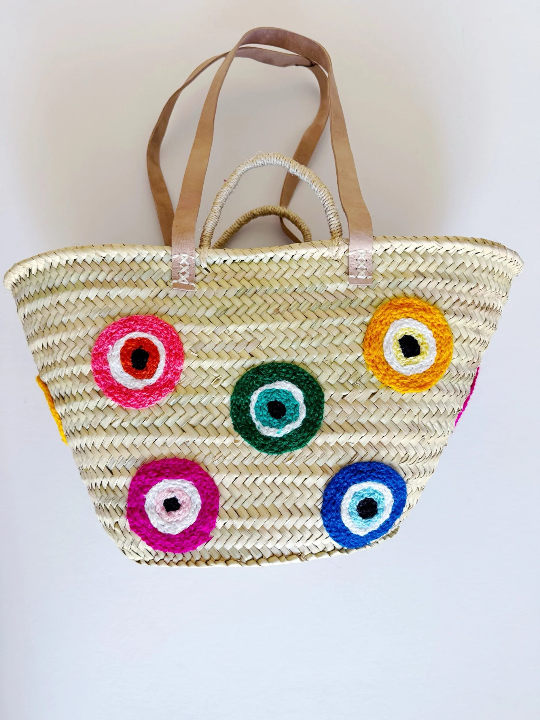Multi Color Evil Eye Tote | Colores Collective