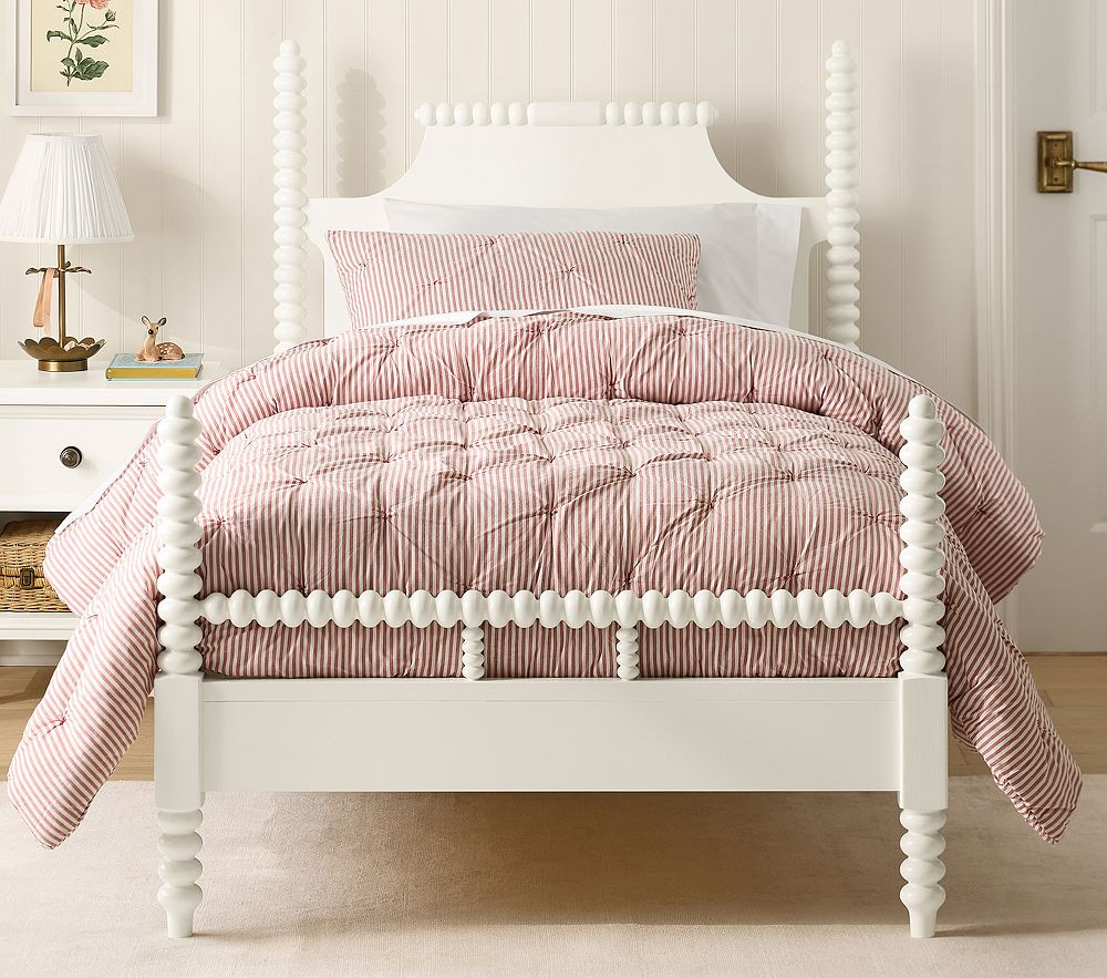 Chris Loves Julia Turned Wood Bed | Pottery Barn Kids