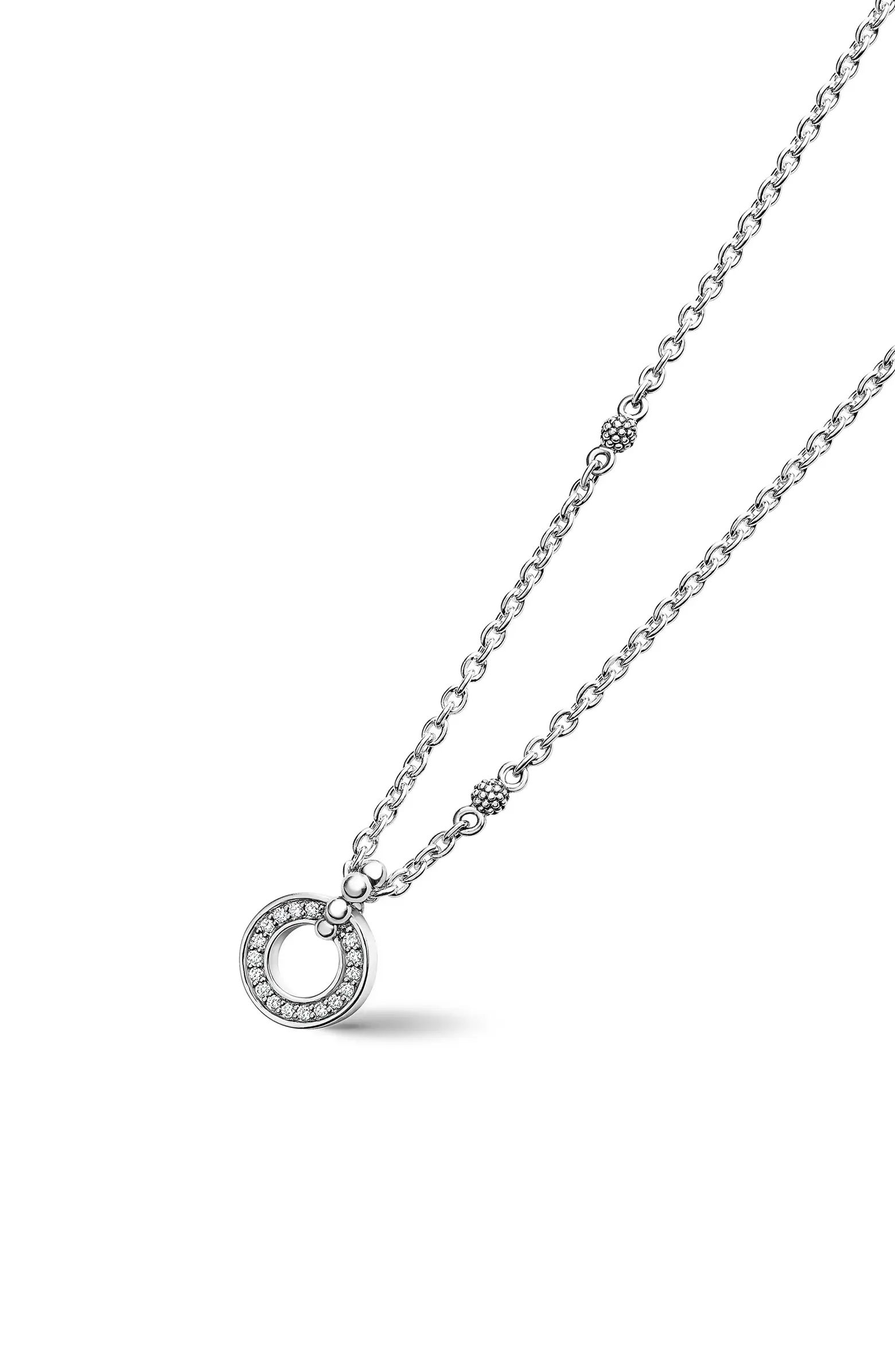 Caviar Spark Diamond Open Circle Pendant Necklace | Nordstrom