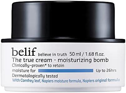 belif The True Cream Moisturizing Bomb | 26 Hours Hydrating Antioxidant Face Skincare | Soothing ... | Amazon (US)