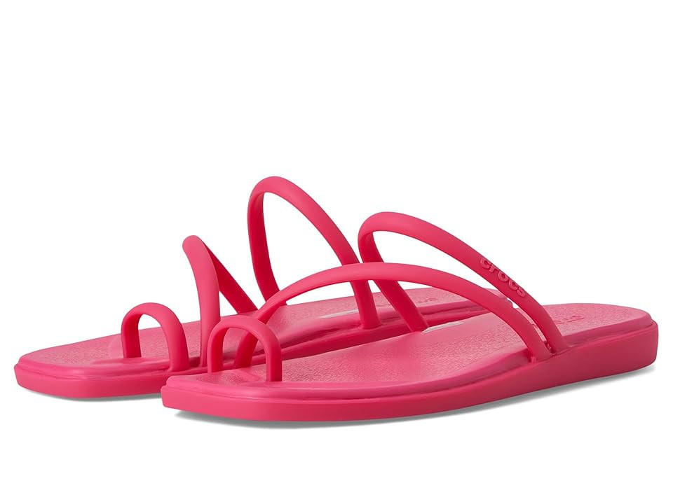 Crocs Miami Toe Loop Sandal Women's Sandals Dragon Fruit : 5 M | Zappos