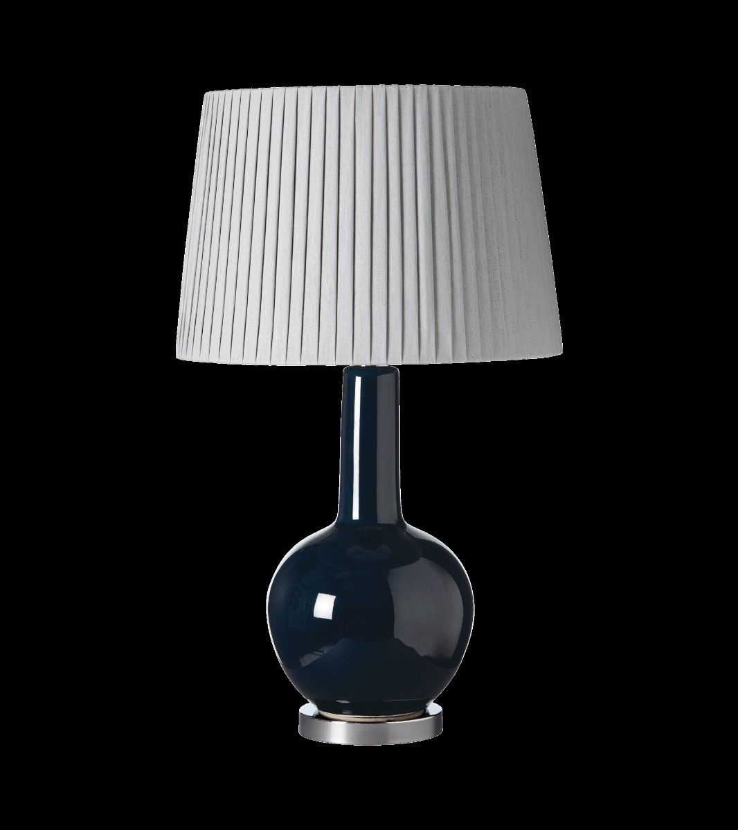 Grenadilla Table Lamp - Peacock | OKA US