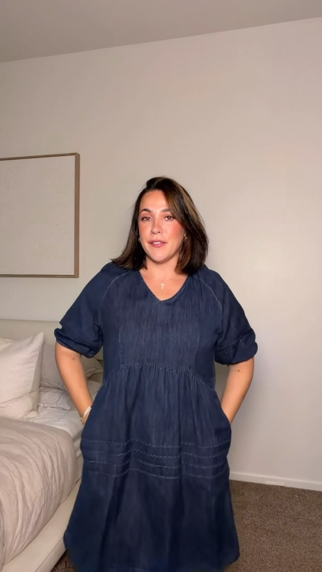 Fall dresses with sleeves giving Madewell or anthro quality! Perfect workwear/teacher dresses or family photo outfits. I did a size L in all / my normal size is 10! I’m 5’5.

#LTKMidsize #LTKSeasonal #LTKWorkwear