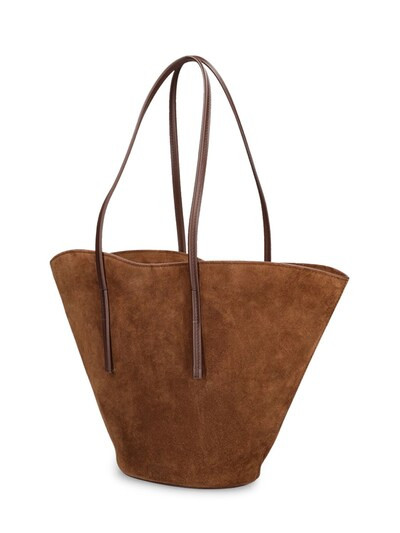 Little Liffner - Soft leather tulip tote - Chestnut | Luisaviaroma | Luisaviaroma