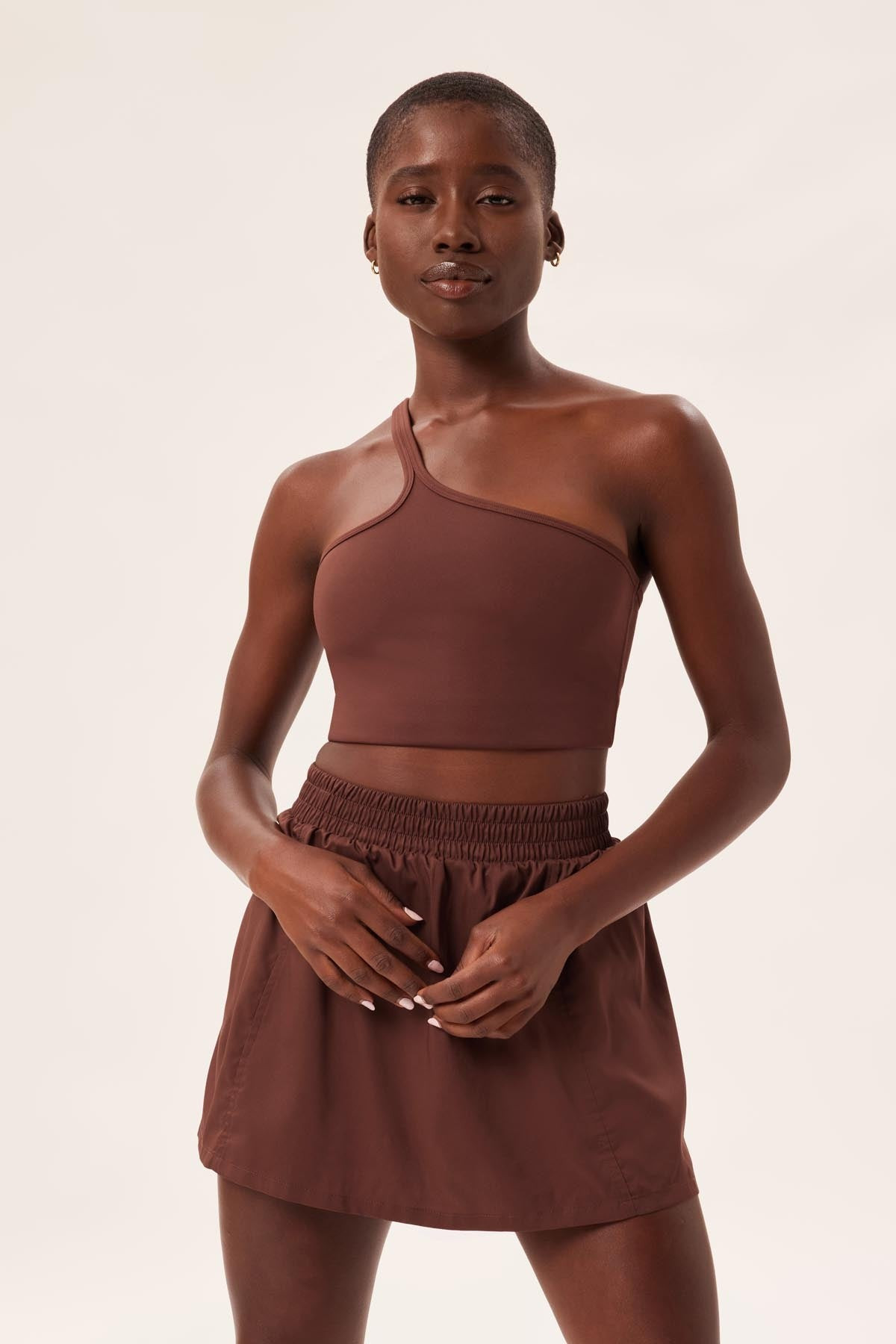 Earth Benny Asymmetrical Bra | Girlfriend Collective