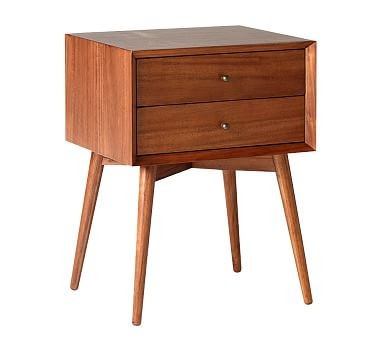 west elm x pbk Mid-Century Nightstand, Acorn | Pottery Barn Kids