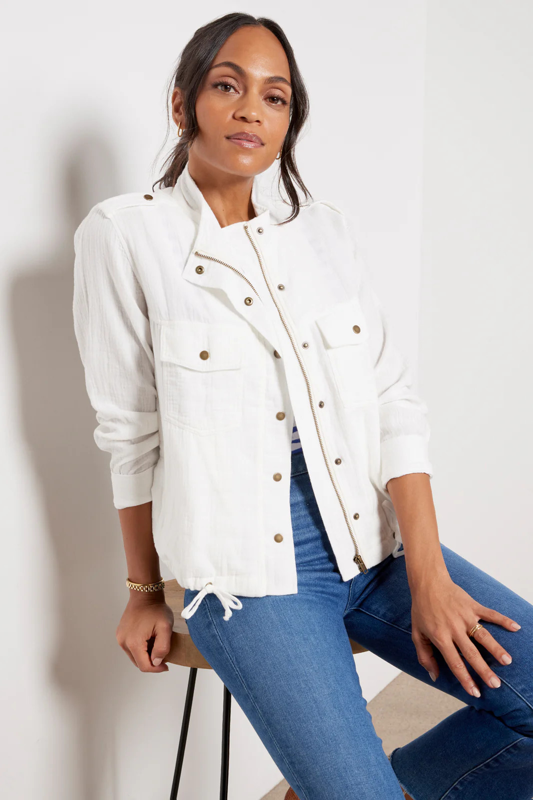 Collins Double Gauze Jacket | Evereve