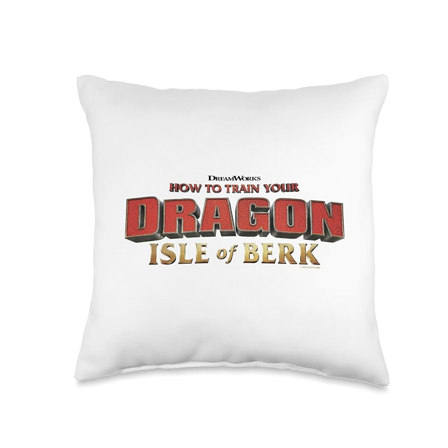 Universal Epic Universe Isle of Berk Dragons Logo Throw Pillow | Amazon (US)