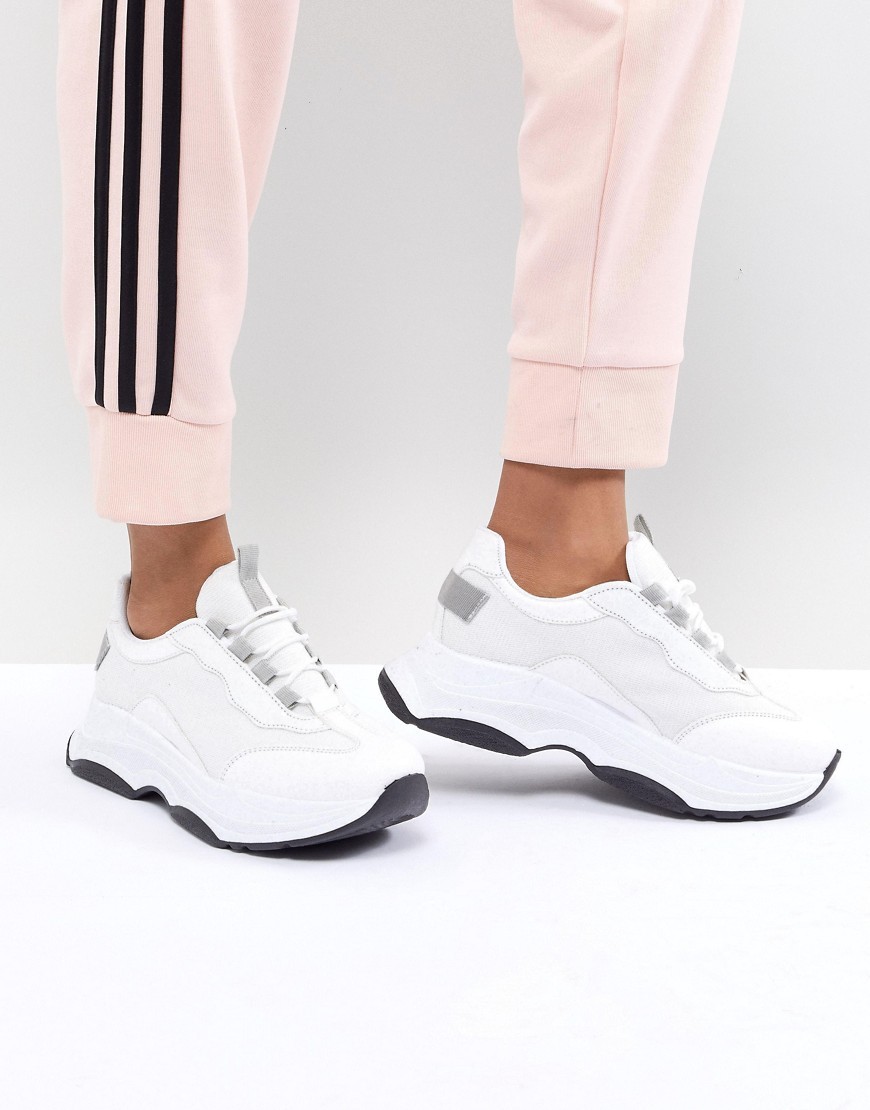 ASOS DESIGN Dare Chunky Sneakers - White | ASOS US