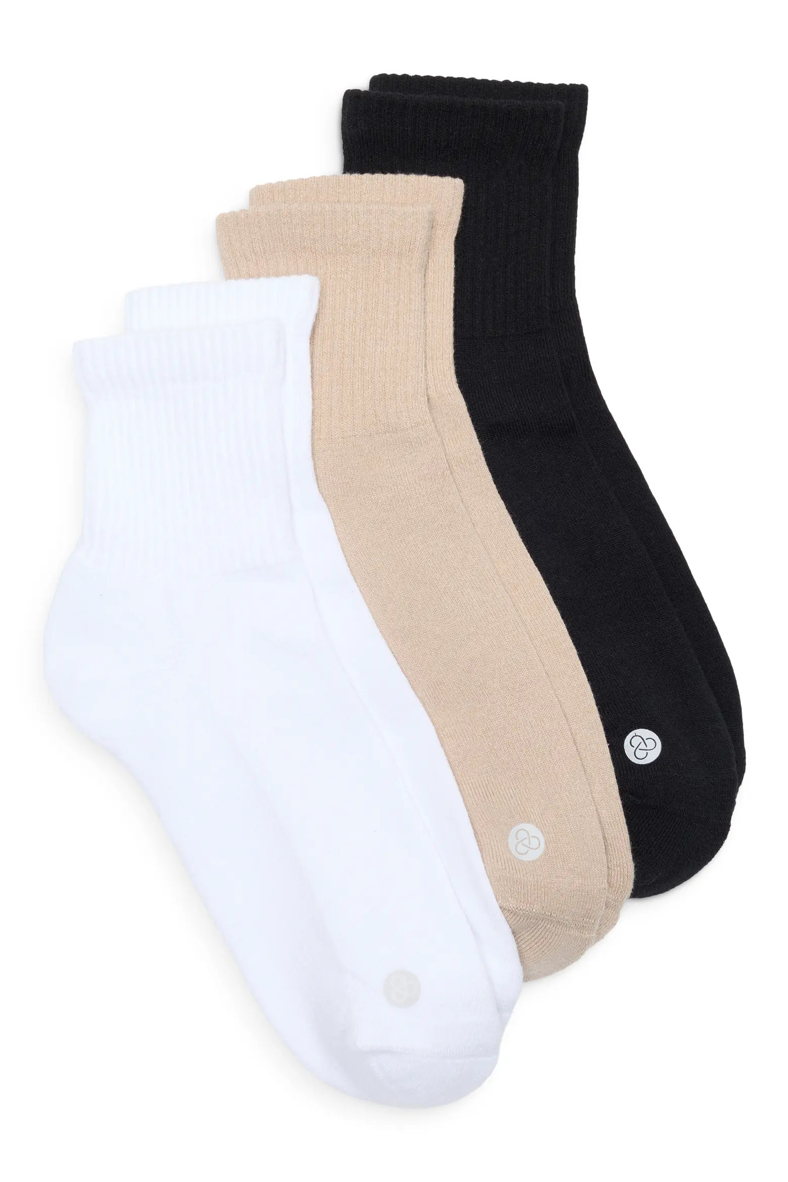 Assorted 3-Pack Half Crew Socks (Women) | Nordstrom | Nordstrom