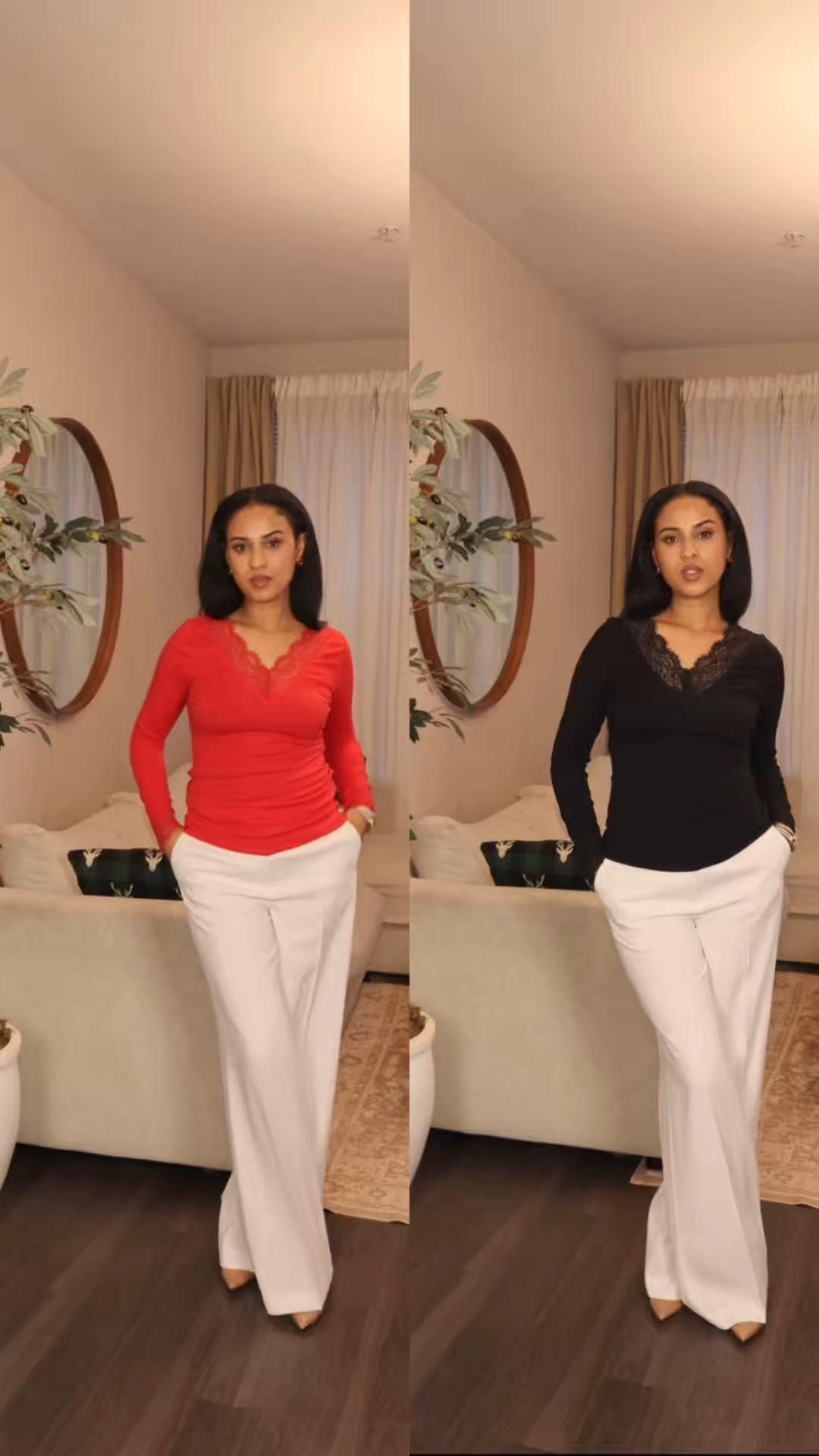 This cashmere-blend long sleeve is the definition of quiet luxury soft, warm, and so top-quality🖤♥️

#LTKgrwm #LTKootd #LTKFindsUnder50