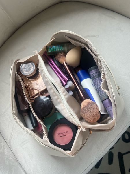 MAKEUP BAG I am using on our trip and am pleased to report that it holds an insane amount of makeup and packs easily!

#LTKcurves #LTKtravel #LTKbeauty