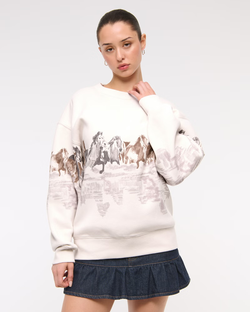Horses Vintage Sunday Crew | Abercrombie & Fitch (US)