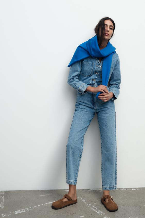 Z1975 DENIM JUMPSUIT | Zara UK